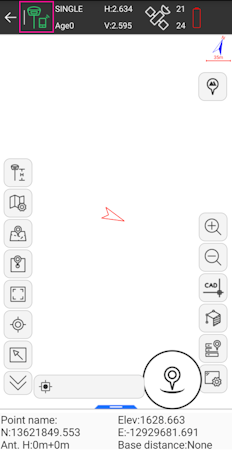 SurPad Point Survey map